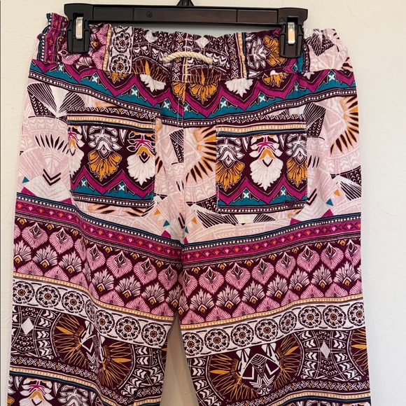 Roxy Bohemian Patterned Drawstring Pants - Picture 8 of 12